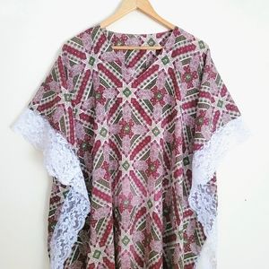 Vintage Patchwork Caftan Housecoat